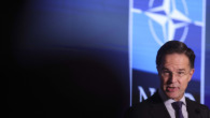 Secventa de deschidere a NATO Industry Forum 2025, in Bucuresti, 6 noiembrie 2025. Foto: Inquam Photos/ Octav Ganea | Poza 7 din 9