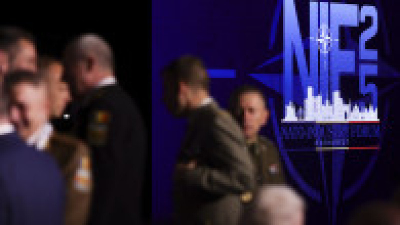 Secventa de deschidere a NATO Industry Forum 2025, in Bucuresti, 6 noiembrie 2025. Foto: Inquam Photos/ Octav Ganea | Poza 3 din 9