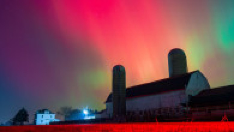 Aurora boreală SUA. Foto: Profimedia | Poza 1 din 9