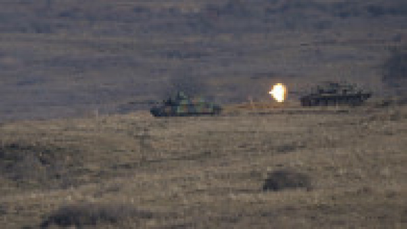 Ziua Distinșilor Vizitatori în timpul exercițiului Dacian Fall 2025, la poligonul Cincu din județul Brașov, 13 noiembrie 2025. Inuquam Photos / George Călin | Poza 6 din 10