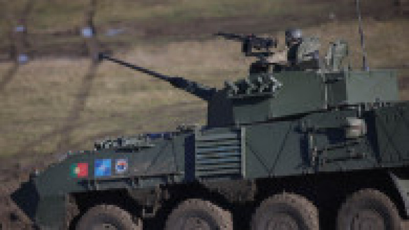 Ziua Distinșilor Vizitatori în timpul exercițiului Dacian Fall 2025, la poligonul Cincu din județul Brașov, 13 noiembrie 2025. Inuquam Photos / George Călin | Poza 7 din 10