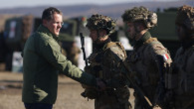 Ziua Distinșilor Vizitatori în timpul exercițiului Dacian Fall 2025, la poligonul Cincu din județul Brașov, 13 noiembrie 2025. Inuquam Photos / George Călin | Poza 8 din 10