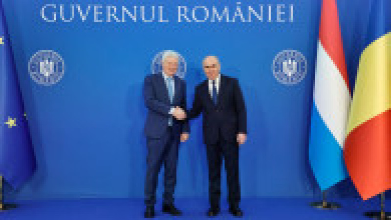 Întâlnirea premierului României, Ilie Bolojan, cu președintele Camerei Deputaților din Luxemburg, Claude Wiseler. Foto: gov.ro | Poza 3 din 4