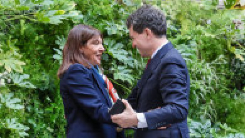 Nicușor Dan, întâlnire la Paris cu Anne Hidalgo, primarul Parisului. Foto: Nicușor Dan/ X | Poza 2 din 4
