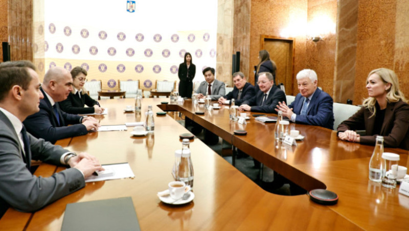 Întâlnirea premierului României, Ilie Bolojan, cu președintele Camerei Deputaților din Luxemburg, Claude Wiseler. Foto: gov.ro