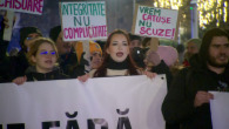 A cincea zi de proteste pentru independența justiției. Foto: Digi24 | Poza 3 din 9