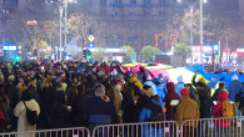 A cincea zi de proteste pentru independența justiției. Foto: Digi24 | Poza 2 din 9