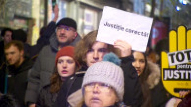 A cincea zi de proteste pentru independența justiției. Foto: Digi24 | Poza 5 din 9
