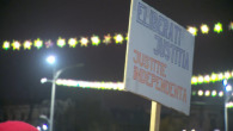 A cincea zi de proteste pentru independența justiției. Foto: Digi24 | Poza 7 din 9