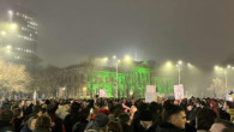 Protest în Piața Victoriei. Manifestanții cer demiteri la vârful Justiției și schimbarea legilor. Foto: Digi24.ro | Poza 7 din 8