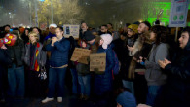Protest în Piața Victoriei. Manifestanții cer demiteri la vârful Justiției și schimbarea legilor. Foto: Digi24 | Poza 6 din 8