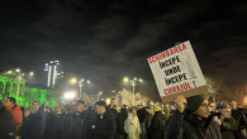Protest pentru independența justiției, în a patra zi de manifestații. Foto: Digi24.ro | Poza 10 din 10
