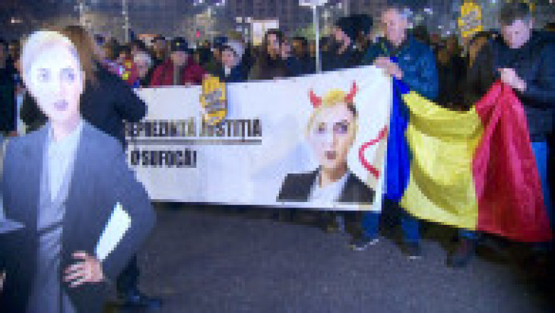 Protest pentru independența justiției, în a patra zi de manifestații. Foto: Digi24 | Poza 7 din 10