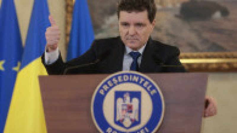 Președintele Nicușor Dan susține declarații de presă pe tema sistemului de justiție din România, la Palatul Cotroceni din București, 21 decembrie 2025. Foto: Inquam Photos / George Călin | Poza 2 din 9