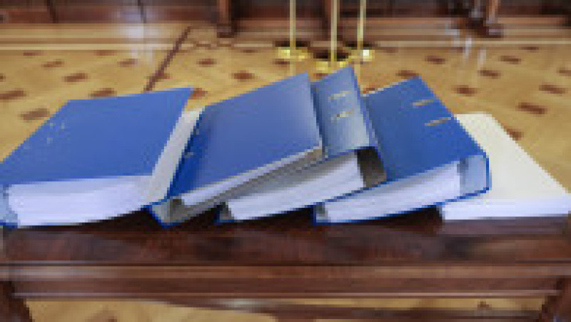 Președintele Nicușor Dan susține declarații de presă pe tema sistemului de justiție din România, la Palatul Cotroceni din București, 21 decembrie 2025. Foto: Inquam Photos / George Călin | Poza 7 din 9