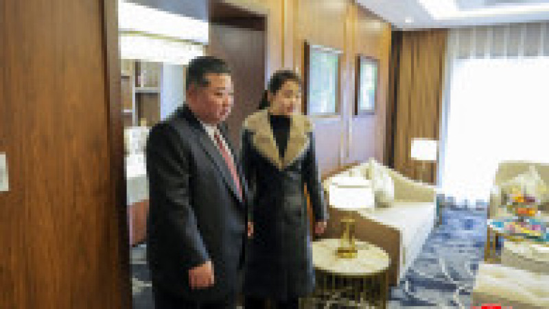 Kim Jong Un şi fiica sa au inaugurat o nouă staţiune montană luxoasă, Samjiyon Foto: Profimedia | Poza 5 din 9
