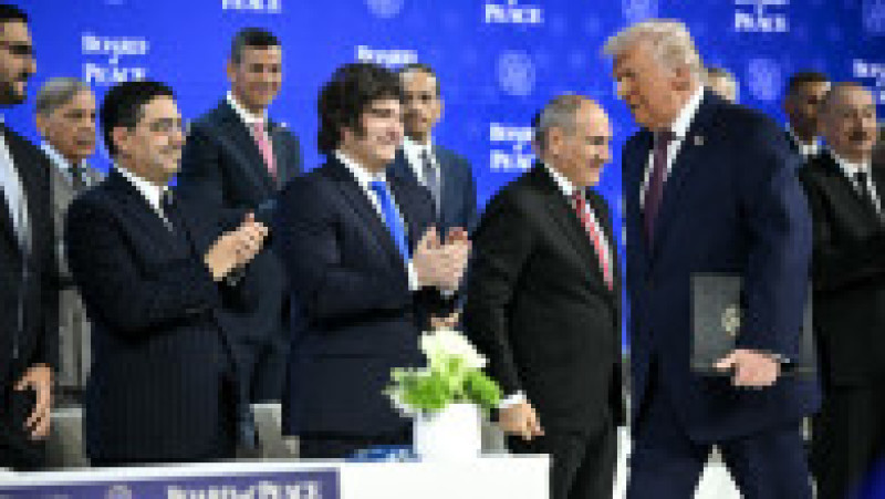 Donald Trump lansează Consiliul Păcii la Davos. Foto: Profimedia | Poza 3 din 5