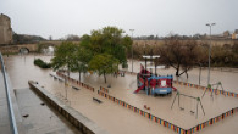 Inundații puternice în Spania și Portugalia, în urma furtunii Marta. Sursa: Profimedia | Poza 2 din 9