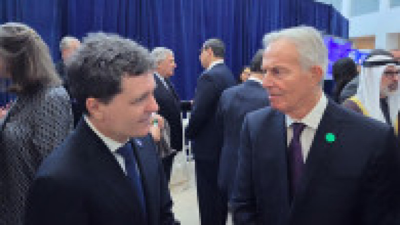 Nicușor Dan și fostul premier britanic Tony Blair Foto: Administrația Prezidențială | Poza 2 din 8