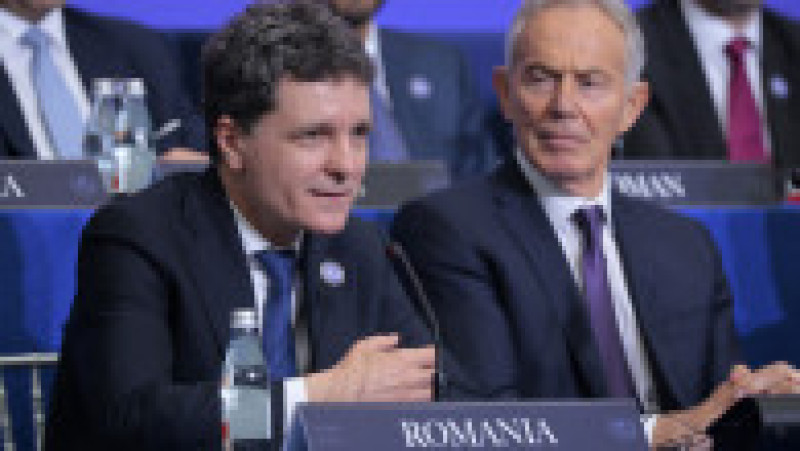 Nicușor Dan, discurs la reuniunea inaugurală a Consiliului pentru Pace. Foto: Profimedia | Poza 6 din 8