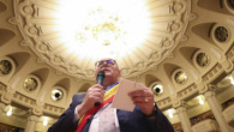 Emil Drăghici, președintele Asociației Comunelor din România, la a 29-a sesiune ordinară a Adunării Generale a Asociaţiei Comunelor din România, in Bucuresti, 10 februarie 2026. Foto: Inquam Photos / Octav Ganea | Poza 4 din 12