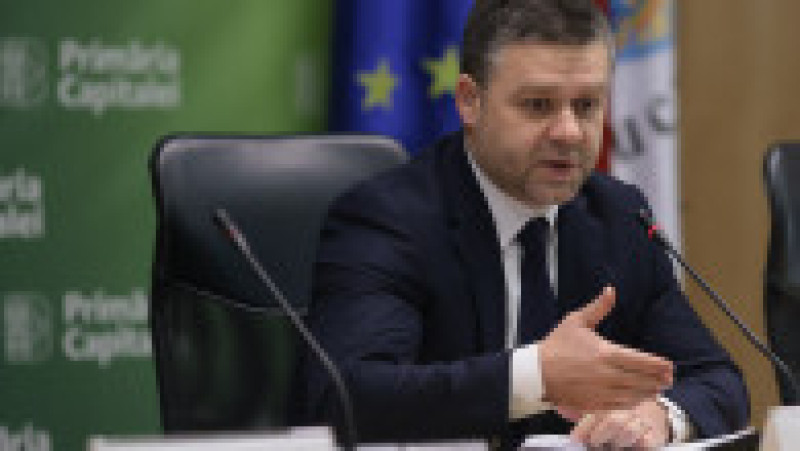 Primarul general Ciprian Ciucu participă la ședinţa Consiliului General al Municipiului Bucureşti la sediul PMB, 26 februarie 2026. Foto Inquam Photos / George Călin | Poza 6 din 8