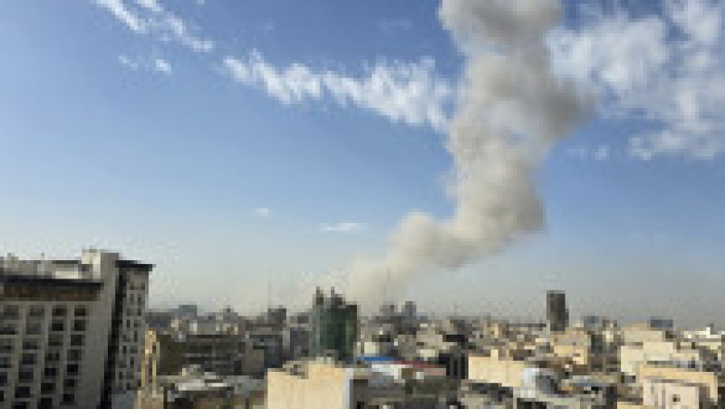 Explozii raportate la Teheran, după ce SUA și Israel au atacat Iranul. 28 februarie 2026 Foto: Profimedia | Poza 4 din 13