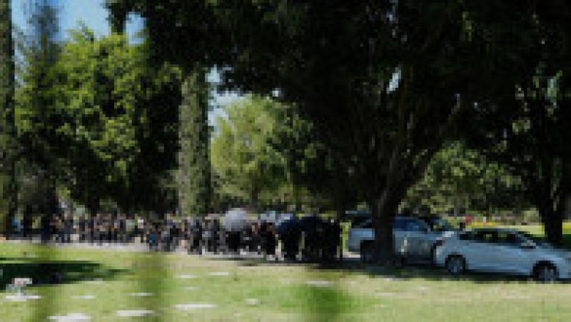 „El Mencho”, liderul celui mai important cartel de droguri din Mexic, a fost înmormântat într-un sicriu aurit. Foto: Profimedia Image | Poza 7 din 13