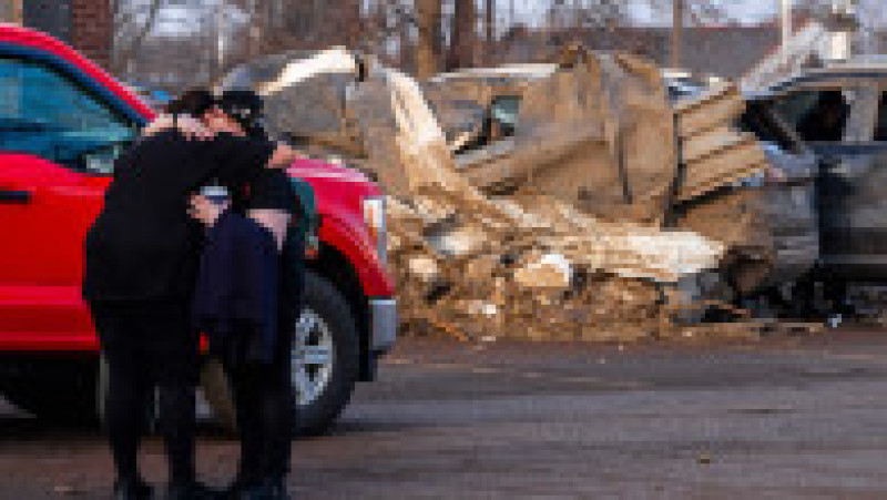 Stare de urgență după tornadele din SUA: cel puțin șase morți și pagube masive în Michigan și Oklahoma. Foto: Profimedia Images | Poza 1 din 14