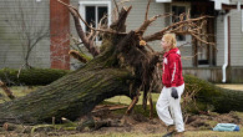 Stare de urgență după tornadele din SUA: cel puțin șase morți și pagube masive în Michigan și Oklahoma. Foto: Profimedia Images | Poza 9 din 14