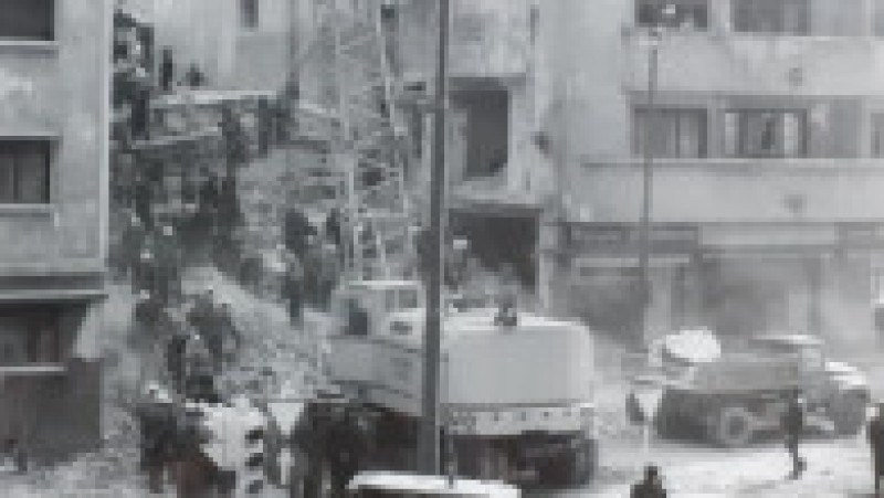 1977, martie. București. Blocul de pe strada Sahia. Sursa foto ANR, SANIC, Fond CC al PCR-Albume Fotografice-Nicolae Ceaușescu-Activități în țară, albumul 2, vol. I1977 | Poza 4 din 4