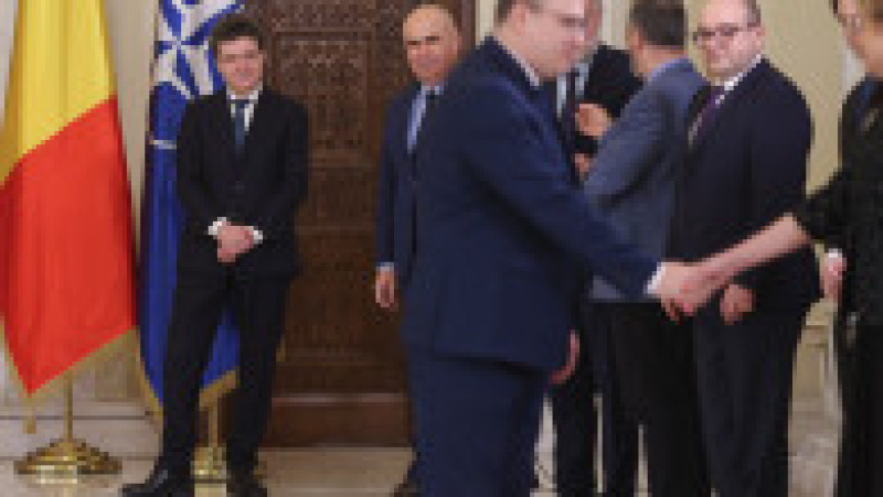 Ceremonia depunerii jurământului de învestitură în funcția de ministru al Educației a lui Mihai Dimian, la Palatul Cotroceni din București, 3 martie 2026. Foto: Inquam Photos/ George Călin | Poza 4 din 8