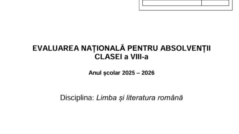 Simulare limba română, pag 1