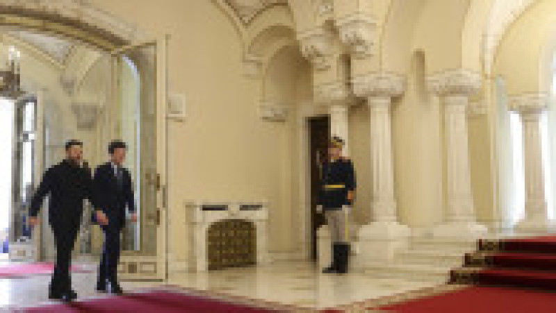 Primirea Președintelui Ucrainei, Volodimir Zelenski, la Palatul Cotroceni, de către președintele Nicușor Dan, cu ocazia vizitei oficiale în România, în București, 12 martie 2026. Foto: Inquam Photos / Octav Ganea | Poza 20 din 22