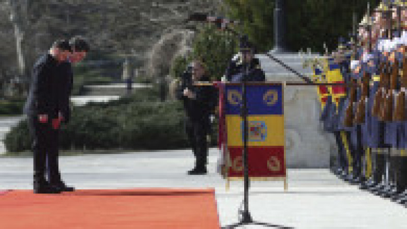 Primirea Președintelui Ucrainei, Volodimir Zelenski, la Palatul Cotroceni, de către președintele Nicușor Dan, cu ocazia vizitei oficiale în România, în București, 12 martie 2026. Foto: Inquam Photos / Octav Ganea | Poza 3 din 22