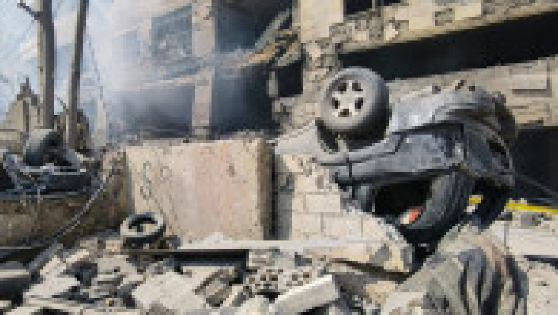 Distrugerile provocate de atacul israelian asupra Beirutului, Liban. Foto: Profimedia | Poza 5 din 5