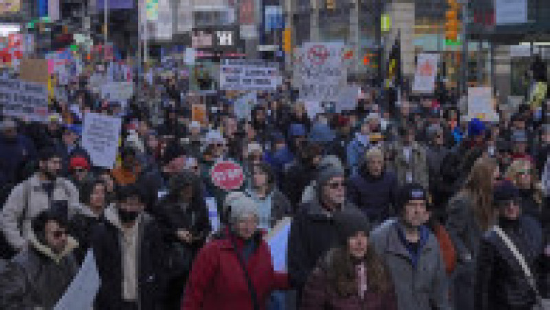 Cel puţin opt milioane de persoane au participat la marşurile anti-Trump „Fără regi”. Foto: Profimedia Images | Poza 6 din 12