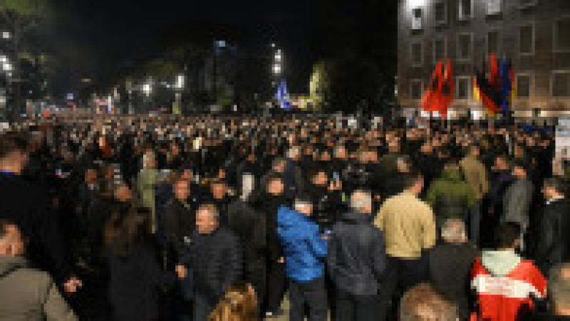 Proteste în Tirana. Foto: Profimedia Images | Poza 4 din 8