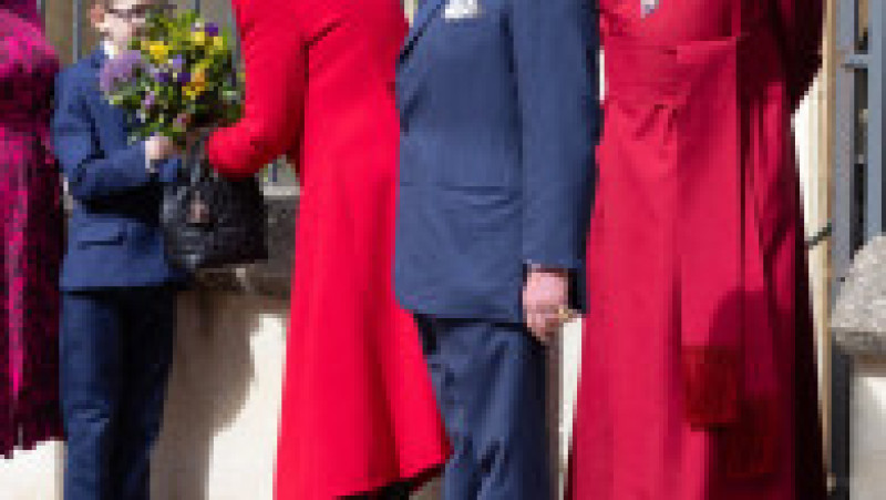 Regele Charles al III-lea și Regina Camilla, la slujba de Paște de la Castelul Windsor. Sursa: Profimedia | Poza 2 din 8