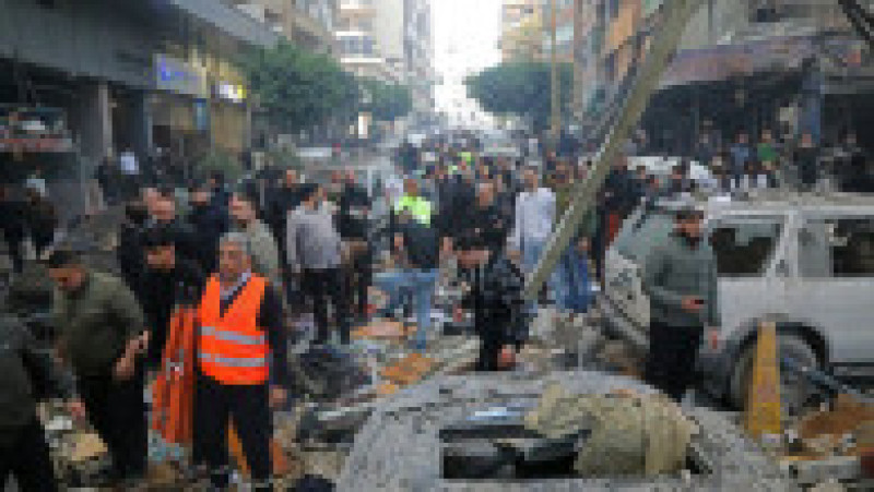 Atacuri israeliene în Liban, după anunțarea unui armistițiu între SUA și Iran. Sursa foto: Profimedia Images | Poza 7 din 9