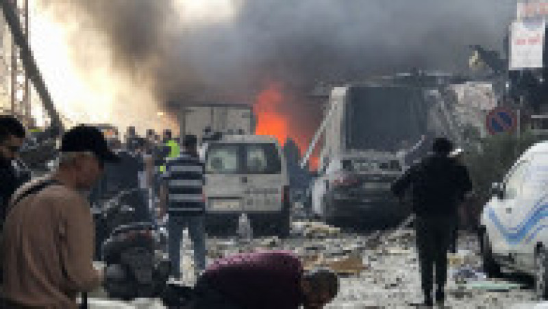 Atacuri israeliene în Liban, după anunțarea unui armistițiu între SUA și Iran. Sursa foto: Profimedia Images | Poza 6 din 9