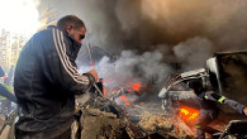 Atacuri israeliene în Liban, după anunțarea unui armistițiu între SUA și Iran. Sursa foto: Profimedia Images | Poza 3 din 9