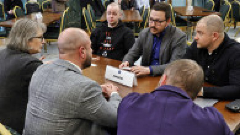 Întâlnire strategică de tip B2B matchmaking între companii din România și Ucraina în industria dronelor. Foto: Guvern | Poza 4 din 9