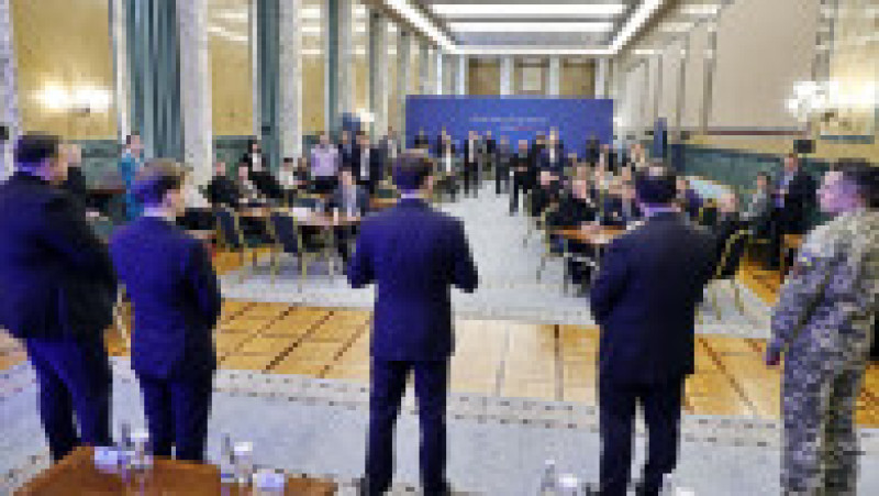 Întâlnire strategică de tip B2B matchmaking între companii din România și Ucraina în industria dronelor. Foto: Guvern | Poza 6 din 9