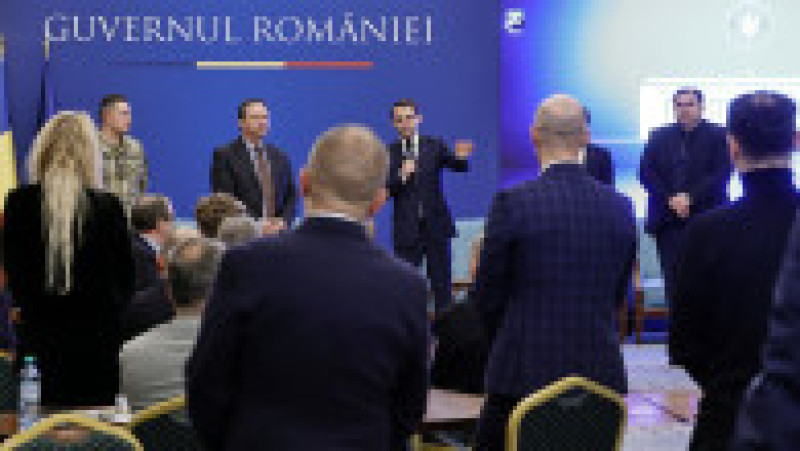 Întâlnire strategică de tip B2B matchmaking între companii din România și Ucraina în industria dronelor. Foto: Guvern | Poza 3 din 9