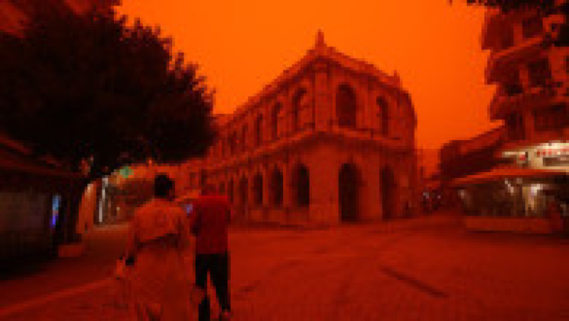 Praf saharian în Creta. Foto: Profimedia | Poza 1 din 4