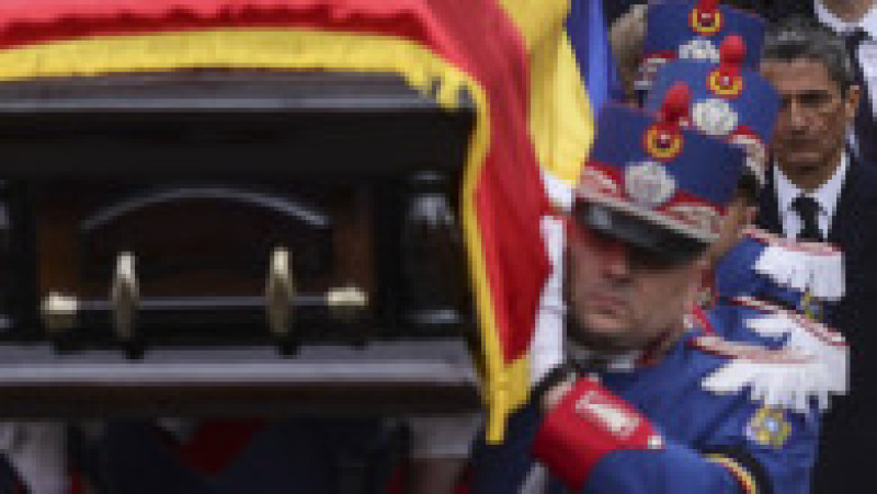 Funeraliile antrenorului Mircea Lucescu, in Bucuresti, 10 aprilie 2026. Inquam Photos / Octav Ganea | Poza 4 din 6