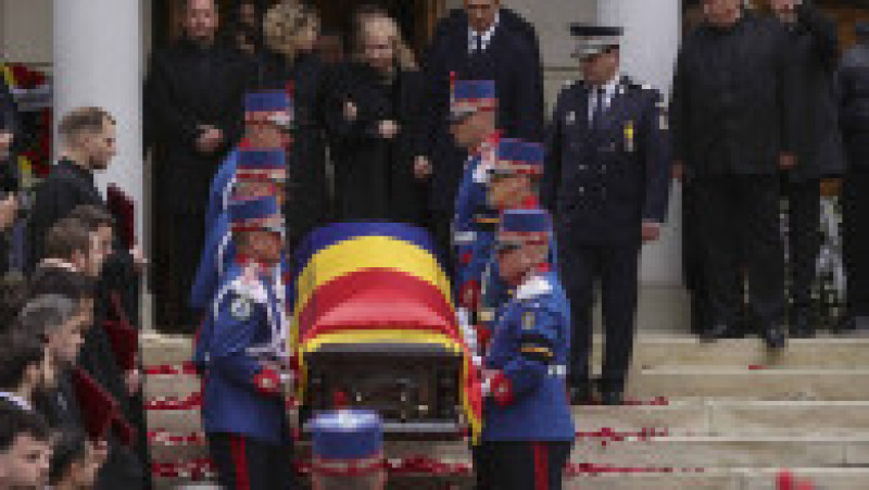 Funeraliile antrenorului Mircea Lucescu, in Bucuresti, 10 aprilie 2026. Inquam Photos / Octav Ganea | Poza 5 din 6