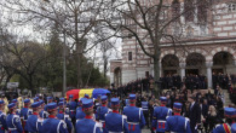 Funeraliile antrenorului Mircea Lucescu, in Bucuresti, 10 aprilie 2026. Inquam Photos / Octav Ganea | Poza 2 din 6