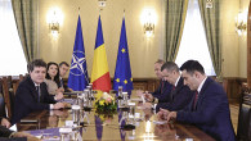 PSD, la consultările cu partidele parlamentare organizate de Nicușor Dan la Palatul Cotroceni, 22 aprilie 2026. Foto: Inquam Photos/ Octav Ganea | Poza 5 din 12